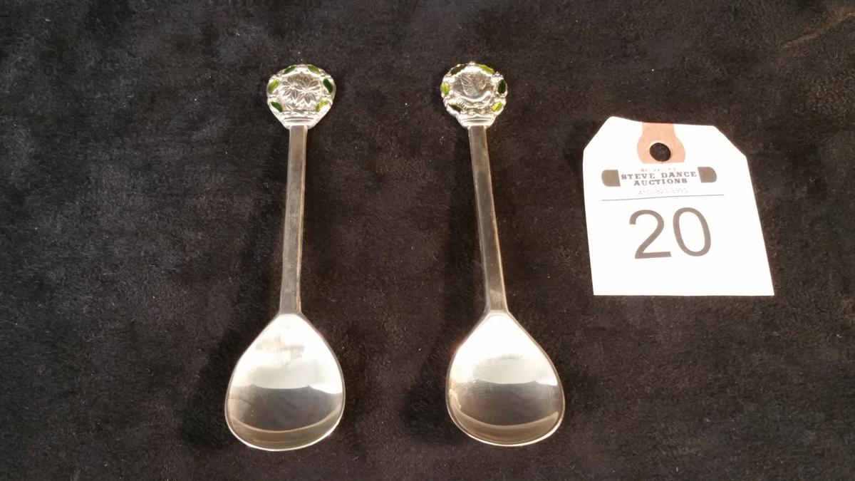 2 Gorham Sterling Spoons