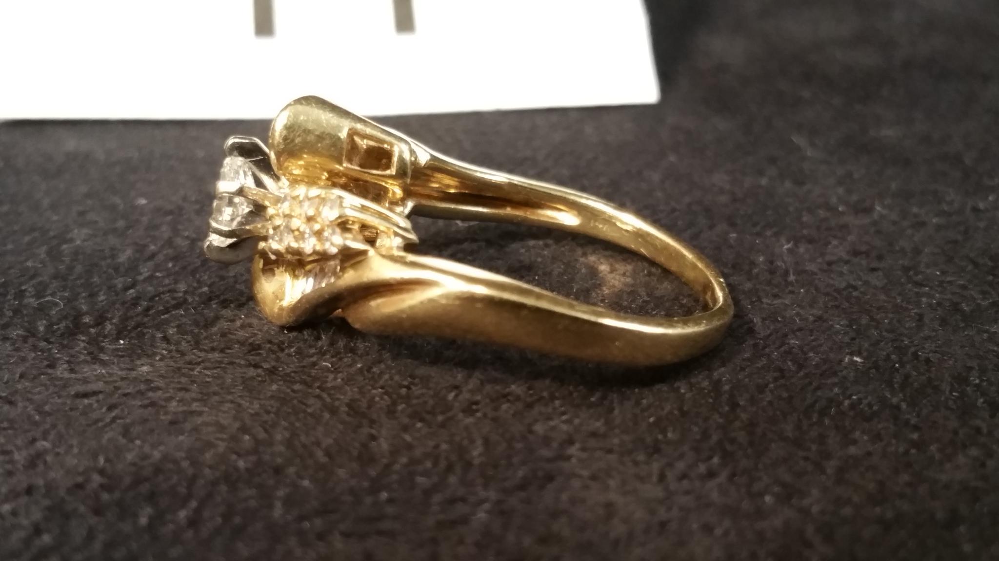 14K Yelow Gold Engagement Ring