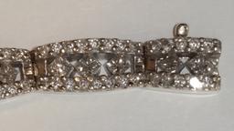 14K White Gold Bracelet