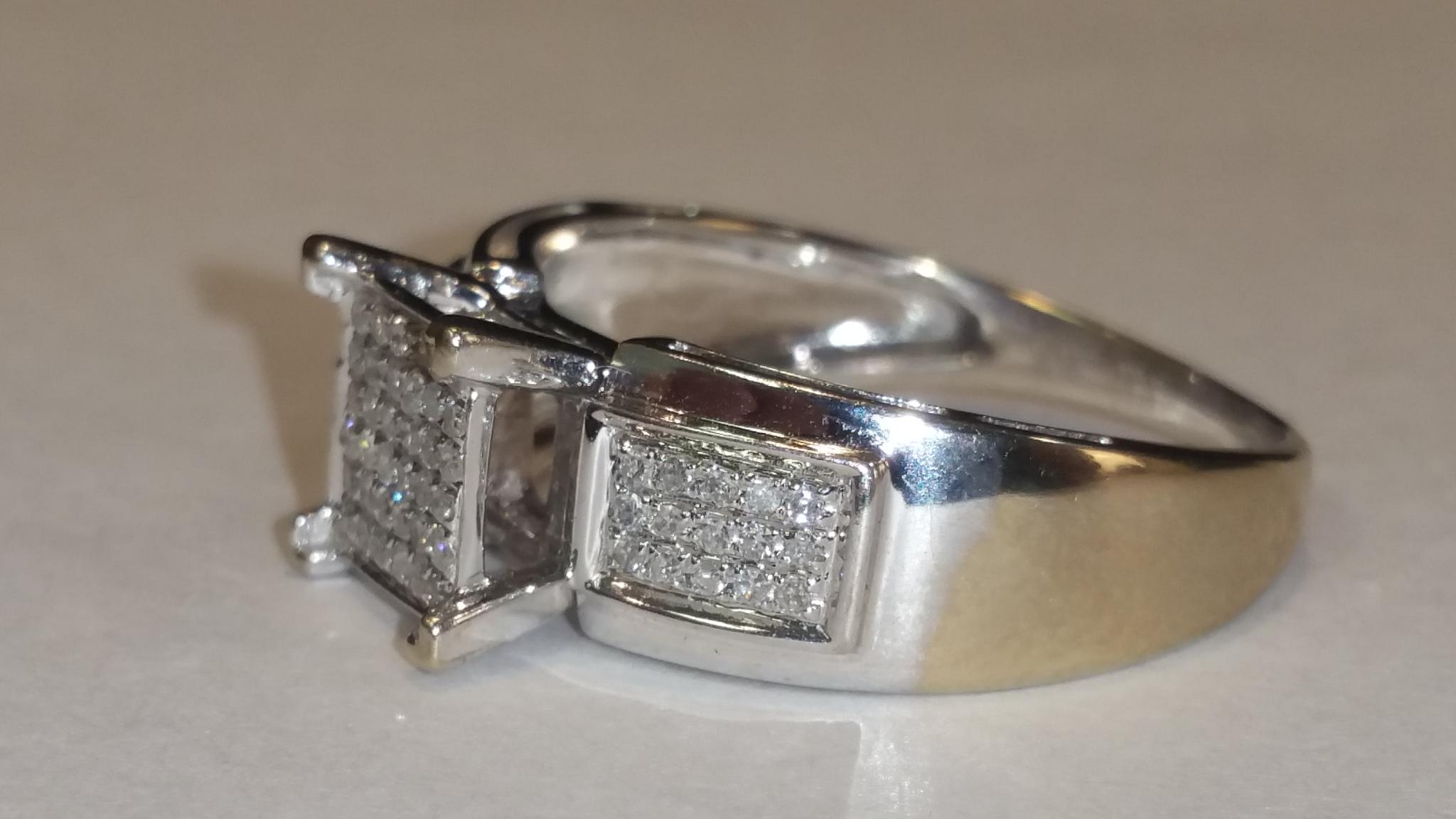 2 - 10K White Gold Rings