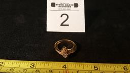 14K Yellow Gold Engagement/Wedding Bridal Ring Set