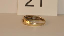 10K Yellow Gold Band