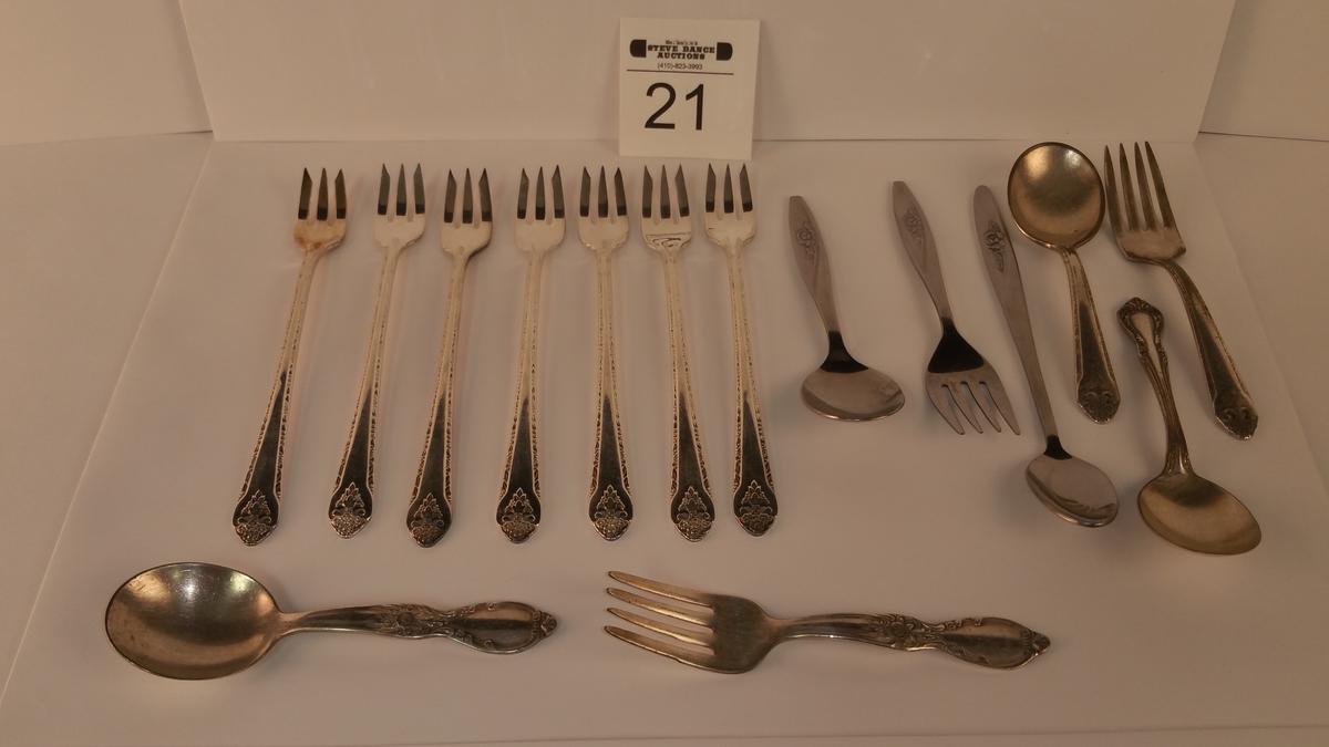 Stainless Steel & Silver Plated Flatware