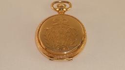14k Gold Hampden Pocketwatch
