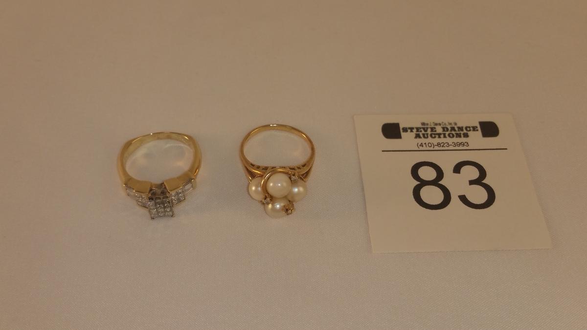 2 - 14k Gold Rings