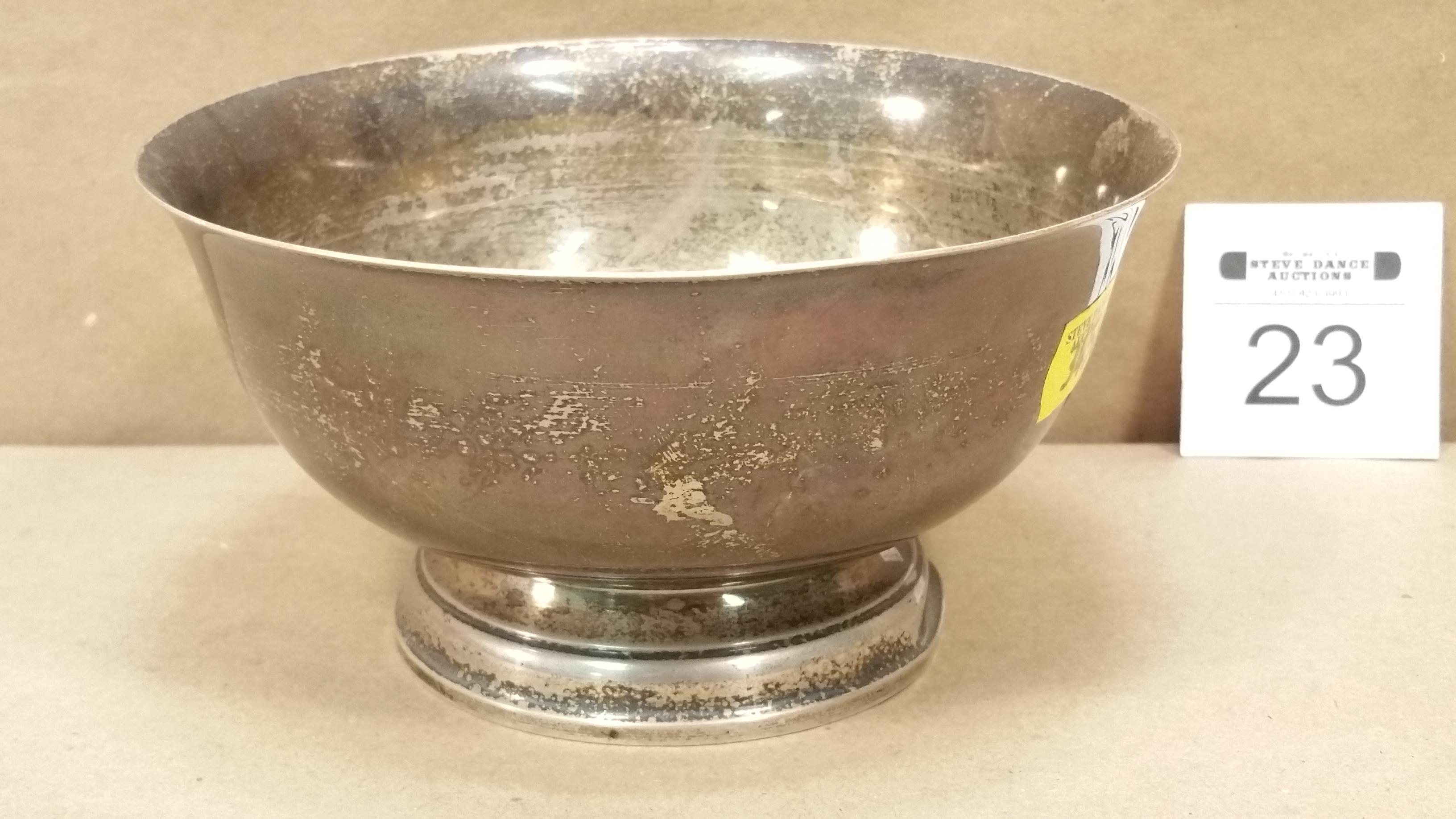 Sterling Silver Revere Style Bowl