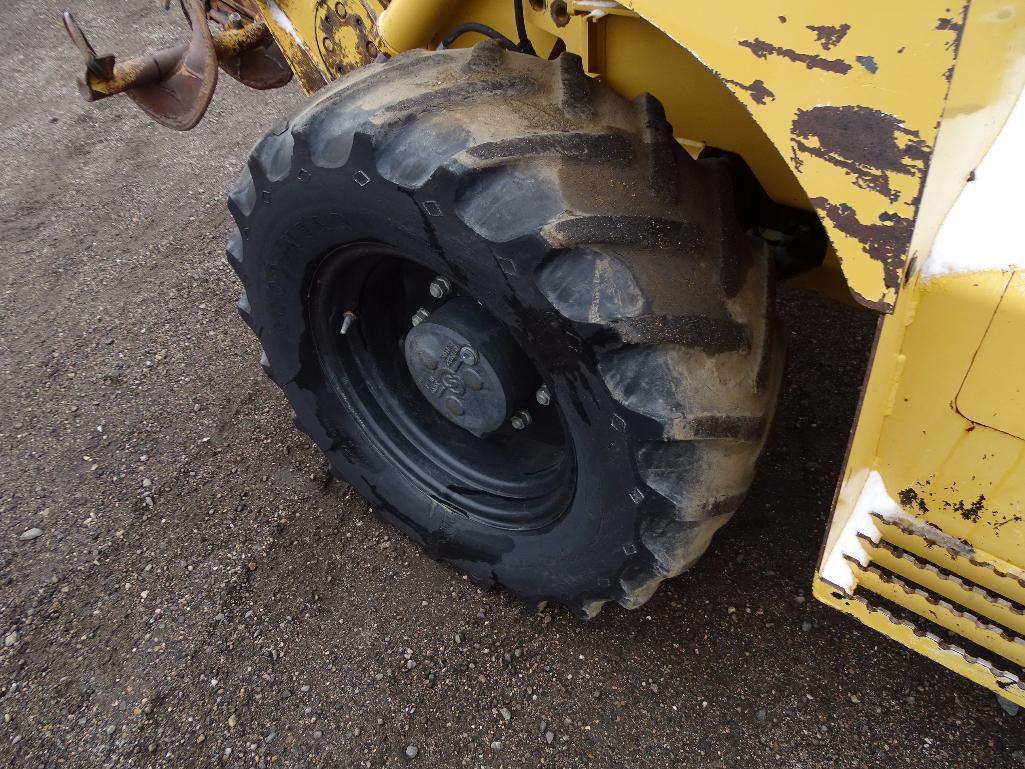 1999 Vermeer V8550A Ride-On Trencher, Backhoe Attachment, 80in Backfill Blade, 4-Cylinder Diesel,