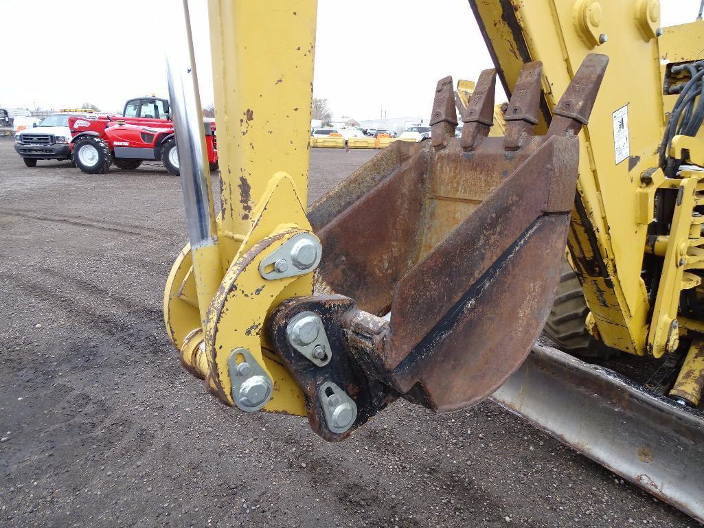 1999 Vermeer V8550A Ride-On Trencher, Backhoe Attachment, 80in Backfill Blade, 4-Cylinder Diesel,