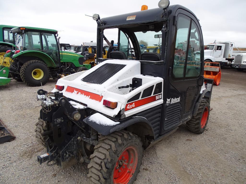 2014 Bobcat 5610 4WD Toolcat, Enclosed Cab w/ A/C, High Flow, Front & Rear Hydraulics, Forks,