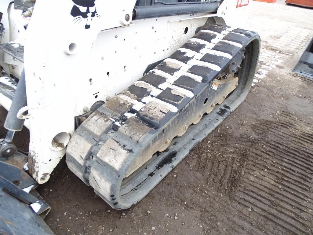 2009 Bobcat T250 Crawler Skid Steer Loader, Enclosed Cab w/ A/C, Auxiliary Hydraulics, 18in Rubber