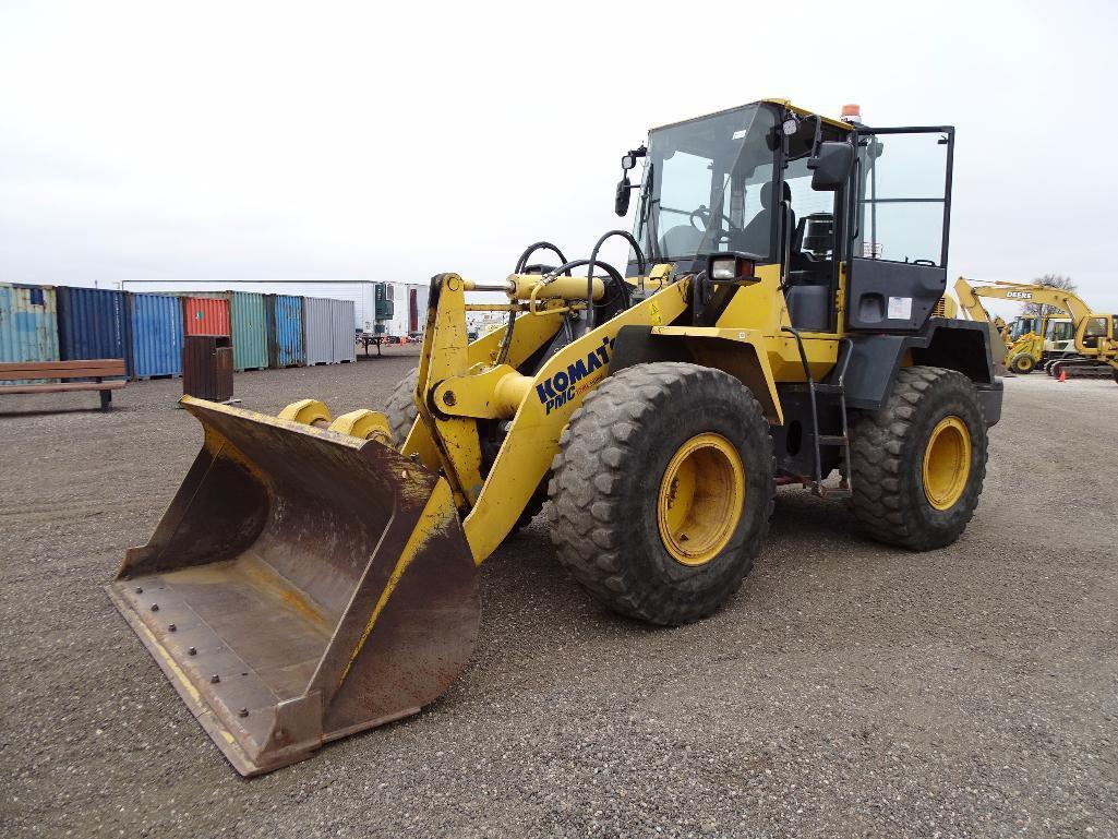 2008 Komatsu WA200-5 Wheel Loader, Cab w/ A/C & Heat, 3rd Valve, Quick Coupler, 20.5-R25 Tires,