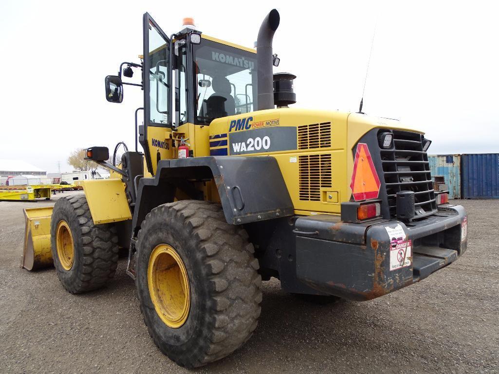 2008 Komatsu WA200-5 Wheel Loader, Cab w/ A/C & Heat, 3rd Valve, Quick Coupler, 20.5-R25 Tires,