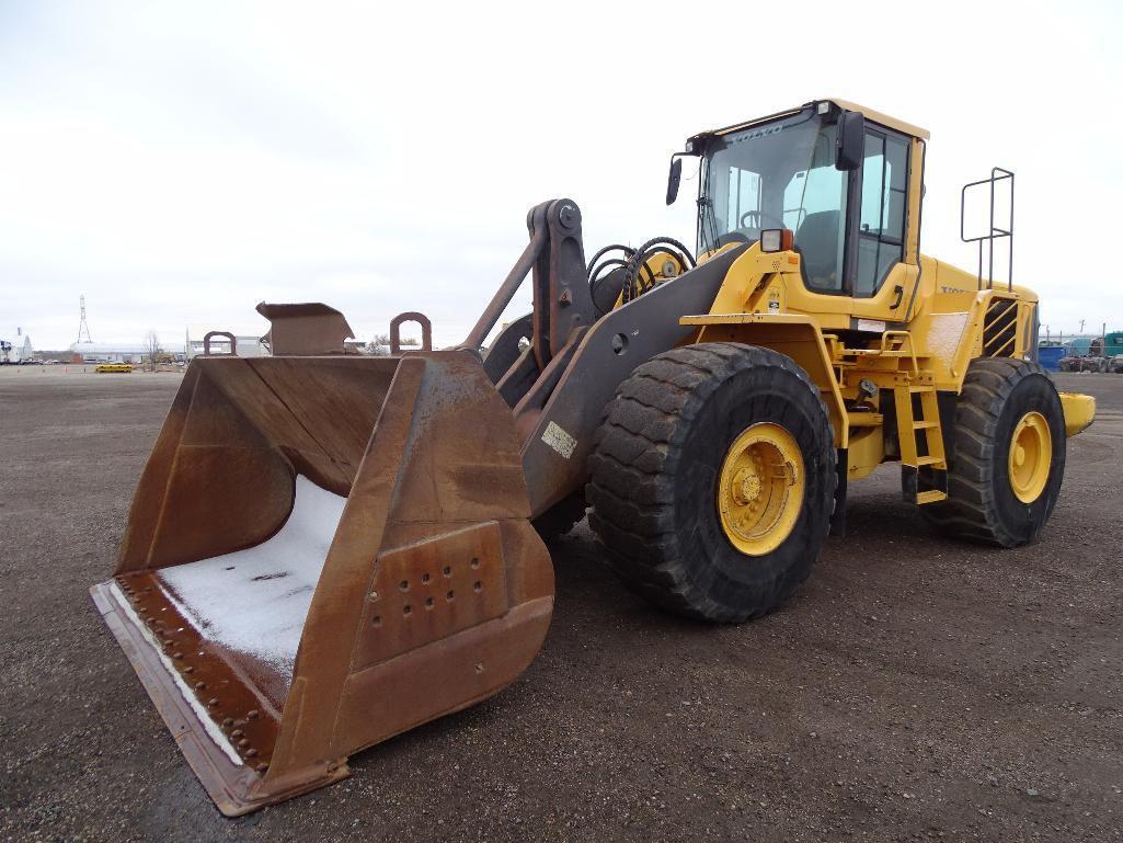 2008 Volvo L180F Wheel Loader, A/C Cab, 26.5-25 Tires, Hour Meter Reads: 15,322, S/N: L180FV11232