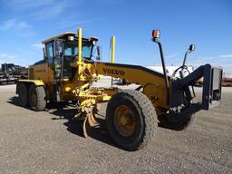 2007 Volvo G940 Motor Grader, 16' Moldboard, Rylind Front Lift Group, A/C Cab, 14.00-R24 Tires,