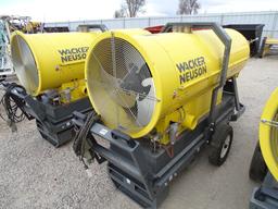 2014 Wacker/ Neuson H1400-HD-D, Diesel Fueled Heated, Mounted on Wheels, 346,000 BTU, S/N: 20257436