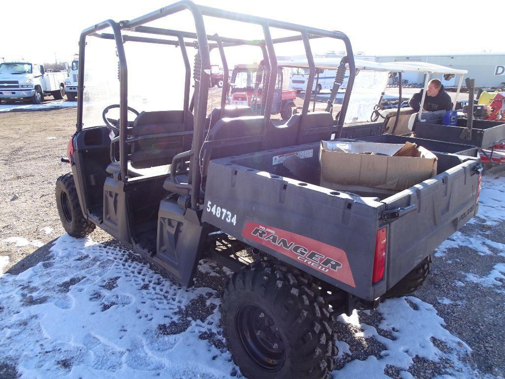 2013 Polaris Ranger 4x4 Truckster, Not Running, Engine in Bed, VIN: 4XAWH50A3DE217020