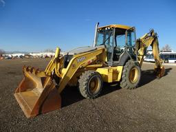 2006 John Deere 710G 4WD Loader/Backhoe, Extendahoe, Auxiliary Hydraulics, EROPS, A/C & Heat, 24in