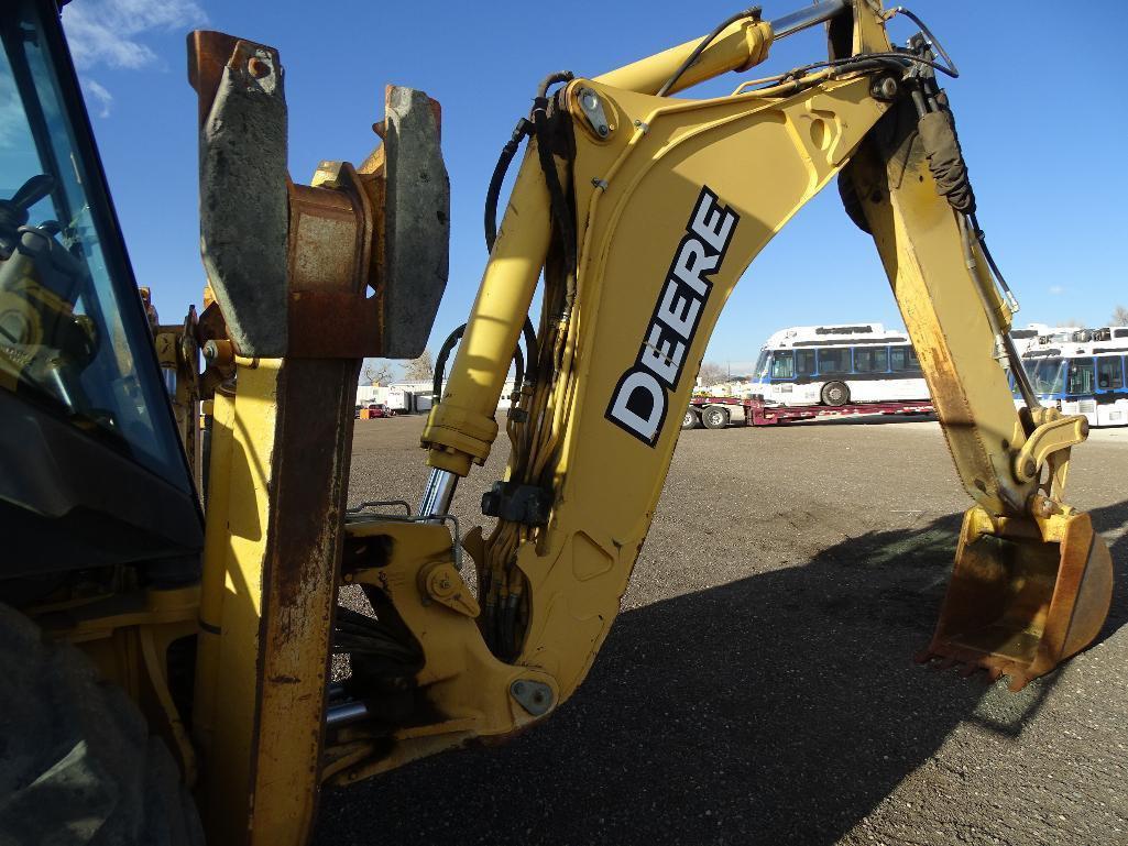 2006 John Deere 710G 4WD Loader/Backhoe, Extendahoe, Auxiliary Hydraulics, EROPS, A/C & Heat, 24in