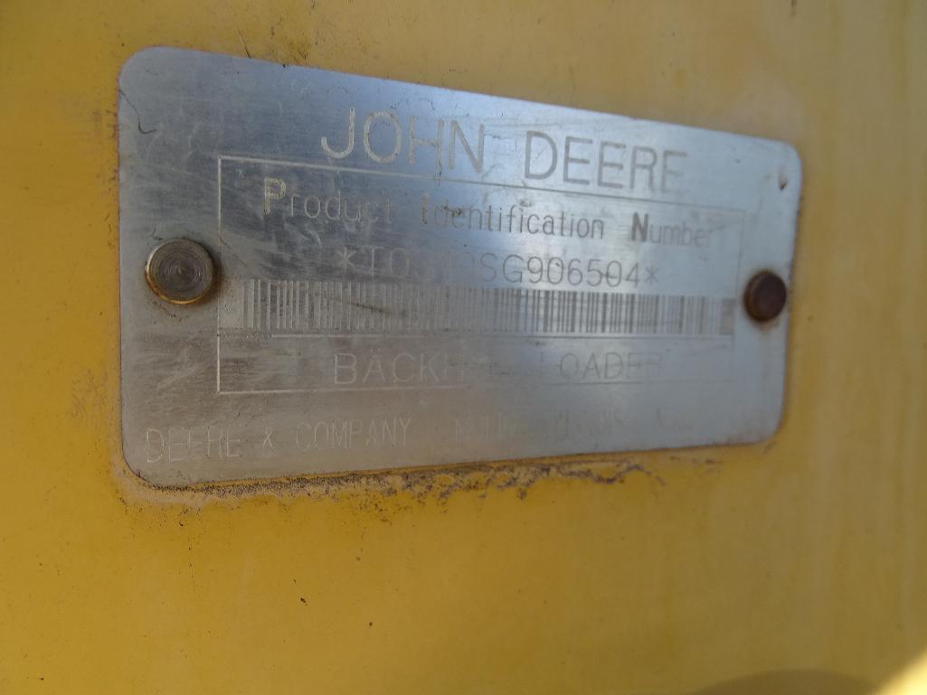 2002 John Deere 310SG 4WD Loader/ Backhoe, Extendahoe, Auxiliary Hydraulics, Turbo, EROPS, 16in Hoe