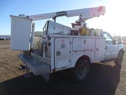 2004 FORD F550 XL Super Duty 4x4 Bucket Truck, Triton V10, 6.8L, Automatic, Hi-Ranger Model T292