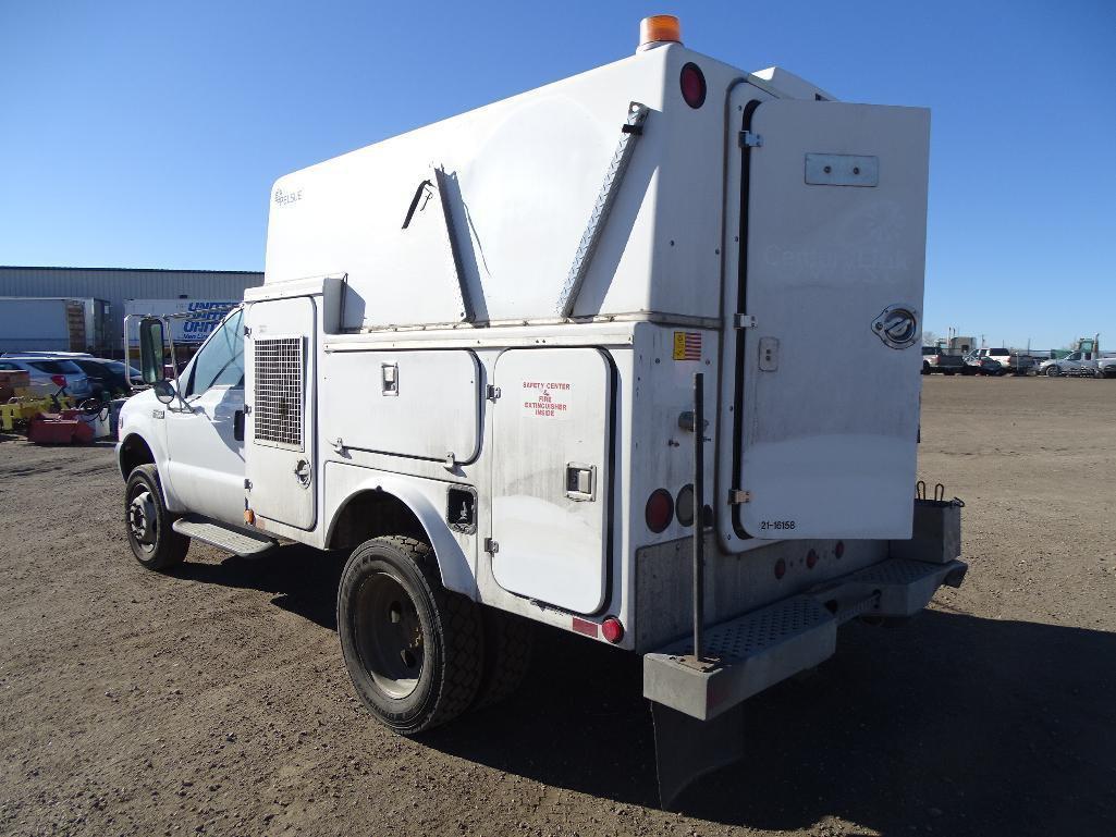 2001 FORD F450 XL Super Duty High Top Utility, Triton V10, 6.8L, Automatic, No Generator, 8.5'