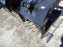 Brute 84in Skeleton Grapple w/ 4in Tine Spacing to Fit Skid Steer Loader