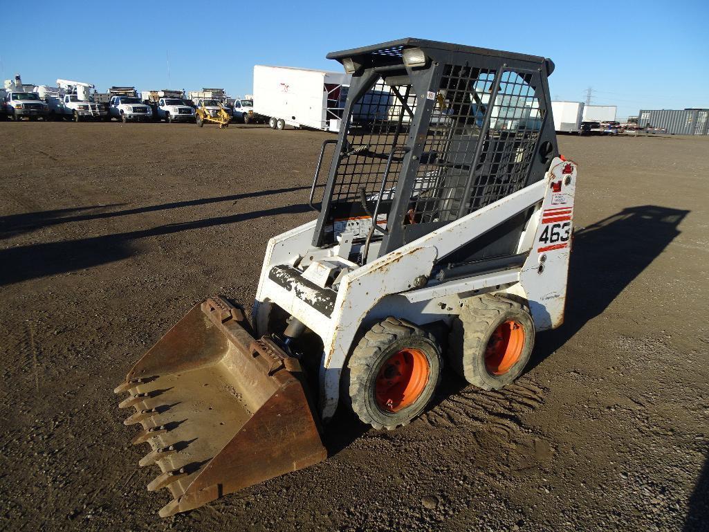 2007 Bobcat 463 Skid Steer Loader, Auxiliary Hydraulics, 43in Bucket, Foam Filled Tires, Hour Meter