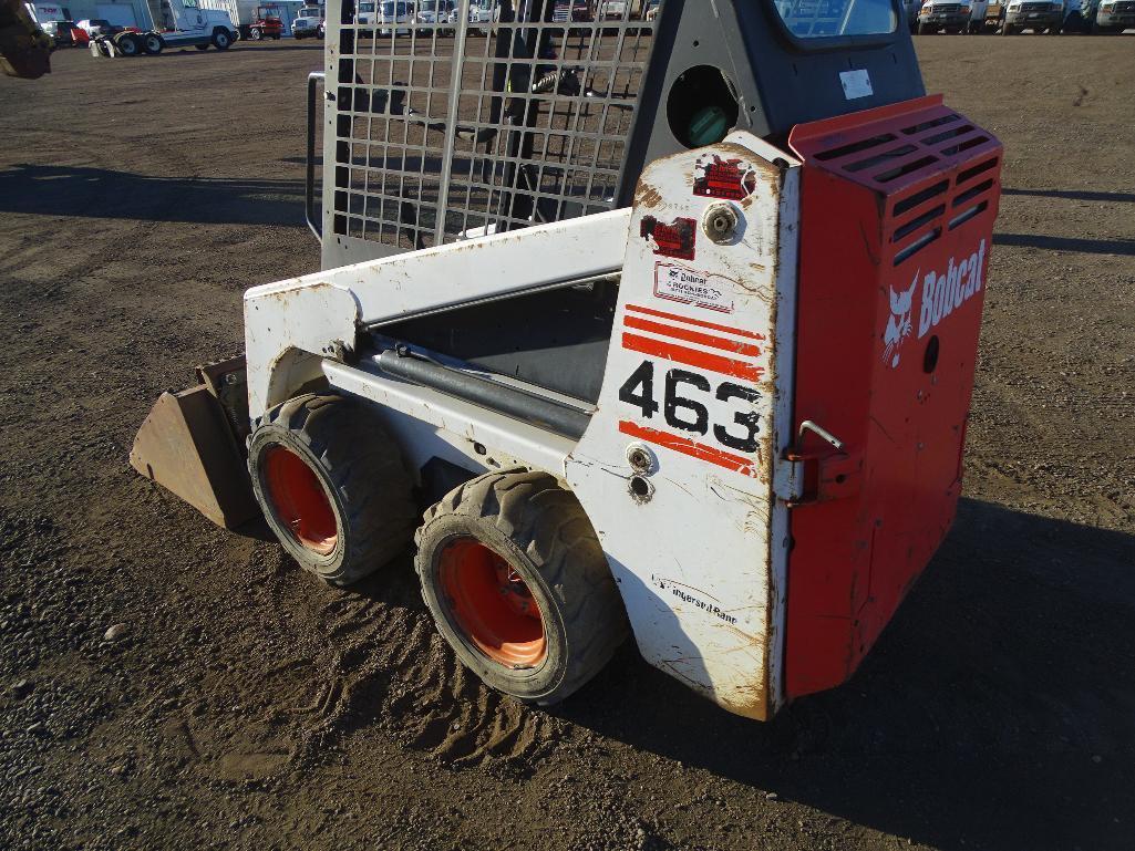 2007 Bobcat 463 Skid Steer Loader, Auxiliary Hydraulics, 43in Bucket, Foam Filled Tires, Hour Meter