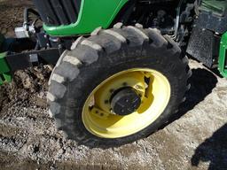 2008 John Deere 5525 4WD Agricultural Tractor, Enclosed Cab w/ Heat & A/C, Alamo Side Sickle Bar