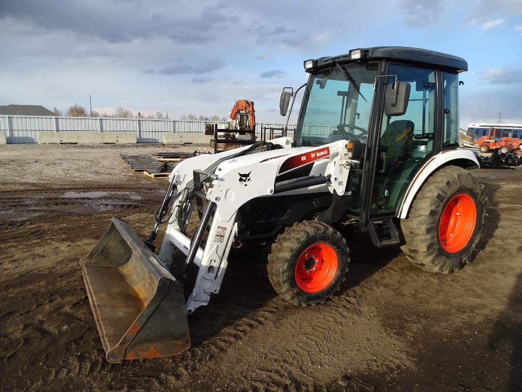 2011 Bobcat CT445B 4WD Tractor/ Loader, Enclosed Cab w/ Heat & A/C, PTO, 3-Pt, Hour Meter Reads: