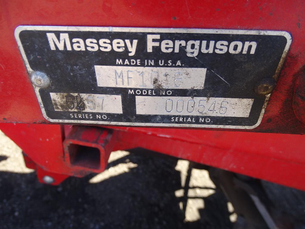 Massey Ferguson 1030 4WD Tractor/ Loader, PTO, 3-Pt, Engine Runs But Needs Axle Work, Hour Meter