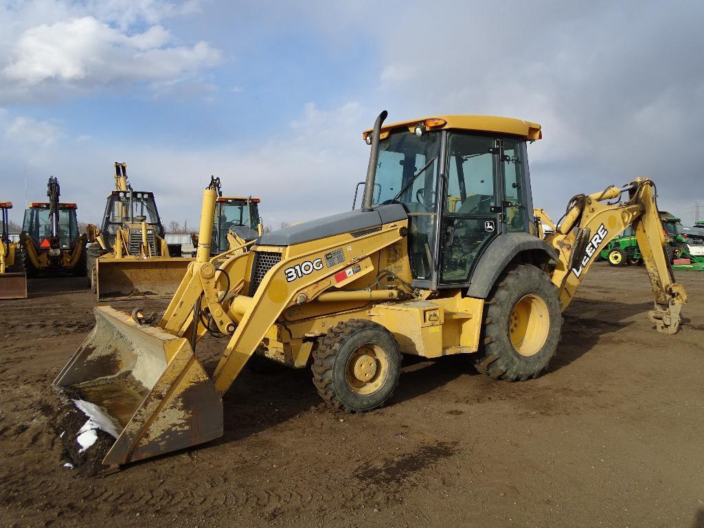 2007 John Deere 310G 4WD Loader/Backhoe, EROPS, No Hoe Bucket, Hour Meter Reads: 4641, S/N: