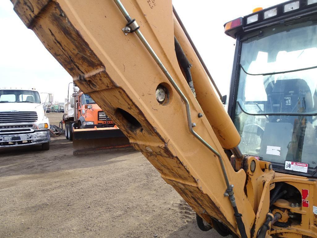 2002 Case 590 Super M 4WD Loader/ Backhoe, Extendahoe, Auxiliary Hydraulics, Ride Control, EROPS,