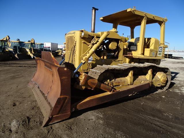 Caterpillar D7F Crawler/ Tractor, Hyster Winch, ROPS, 22in SBG, 11' Dozer Blade, Rebuilt Engine,