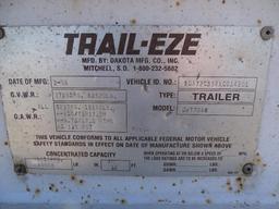 1999 TRAIL-EZE DHT7046 T/A Hydraulic Tail Trailer, 48' x 102in, 38' Lower Deck, 10' Upper Deck, Air