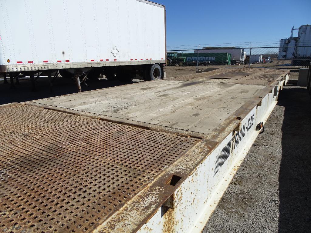 1999 TRAIL-EZE DHT7046 T/A Hydraulic Tail Trailer, 48' x 102in, 38' Lower Deck, 10' Upper Deck, Air