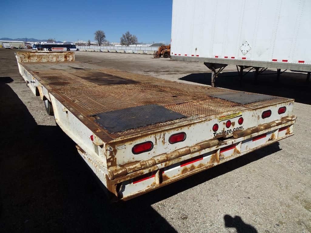 1999 TRAIL-EZE DHT7046 T/A Hydraulic Tail Trailer, 48' x 102in, 38' Lower Deck, 10' Upper Deck, Air