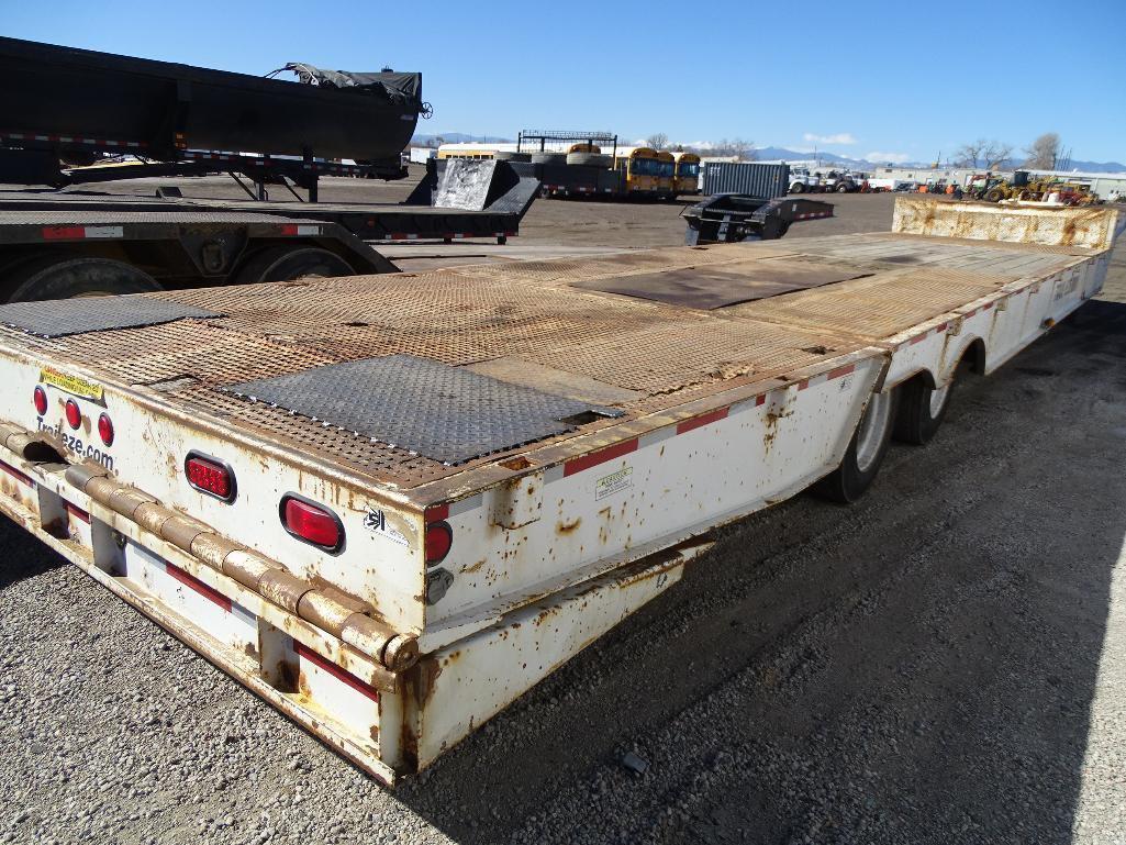 1999 TRAIL-EZE DHT7046 T/A Hydraulic Tail Trailer, 48' x 102in, 38' Lower Deck, 10' Upper Deck, Air