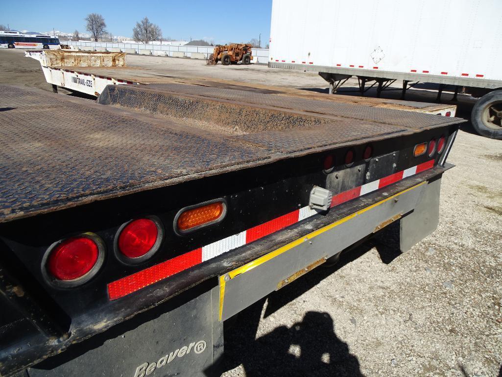 1998 EAGER BEAVER GSL-50 Tri-Axle Lowboy Trailer, 50-Ton Capacity, Detachable Gooseneck, Self