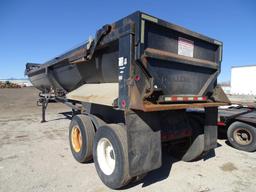 2007 CLEMENT RKHS3226 T/A Rock Trailer, Quarter Frame, High Liftgate, Spring Suspension, 32' Length,