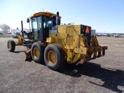 2007 John Deere 772D AWD Motor Grader, Rear Ripper, 14' Moldboard, Accumulators, Front Auxiliary