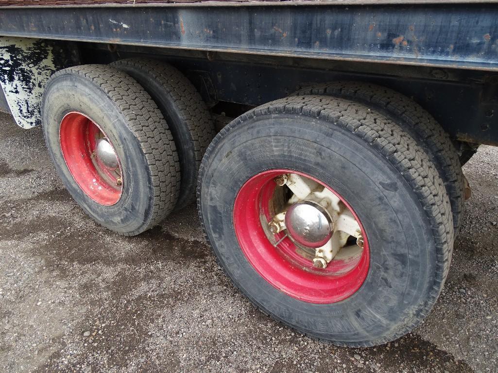 1987 GMC BRIGADIER T/A Crane Truck, Cummins Diesel, Manual Transmission, Hendrickson Spring