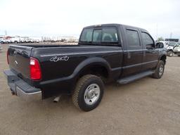 2008 FORD F250 XL Super Duty 4x4 Crew Cab Pickup, Triton V10 6.8L, Automatic (MILEAGE:97383)