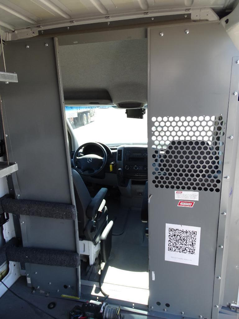 2012 MERCEDES SPRINTER Cargo Van, Mercedes Bluetec Diesel, Automatic, Fold Down Back Aluminum Ramp,