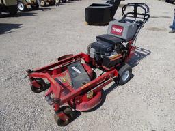 Toro Proline Walk-Behind Mower, Kohler 15-HP Gas Engine, 37in Deck, City Unit, Hour Meter Reads: