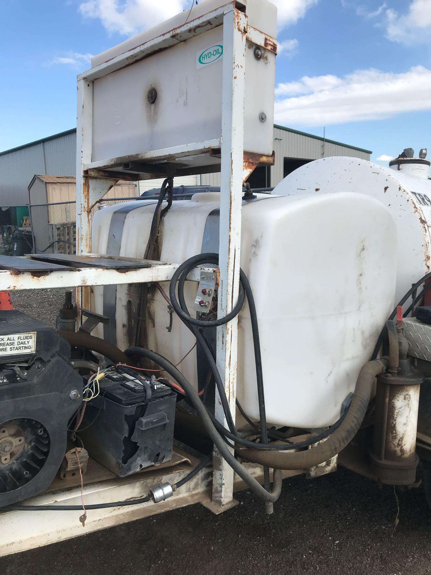 2000 RING-O-MATIC T/A VACUUM TRAILER, Kohler Gas Engine, Pintle Hitch VIN:111041