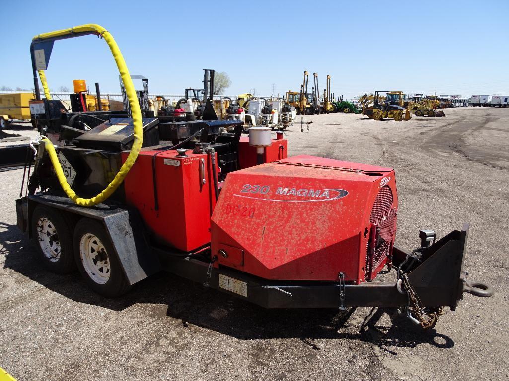 2006 CIMLINE MAGMA 230 Towable Crack Sealing Machine, Isuzu 3-Cylinder Diesel, 230-Gallon Capacity,