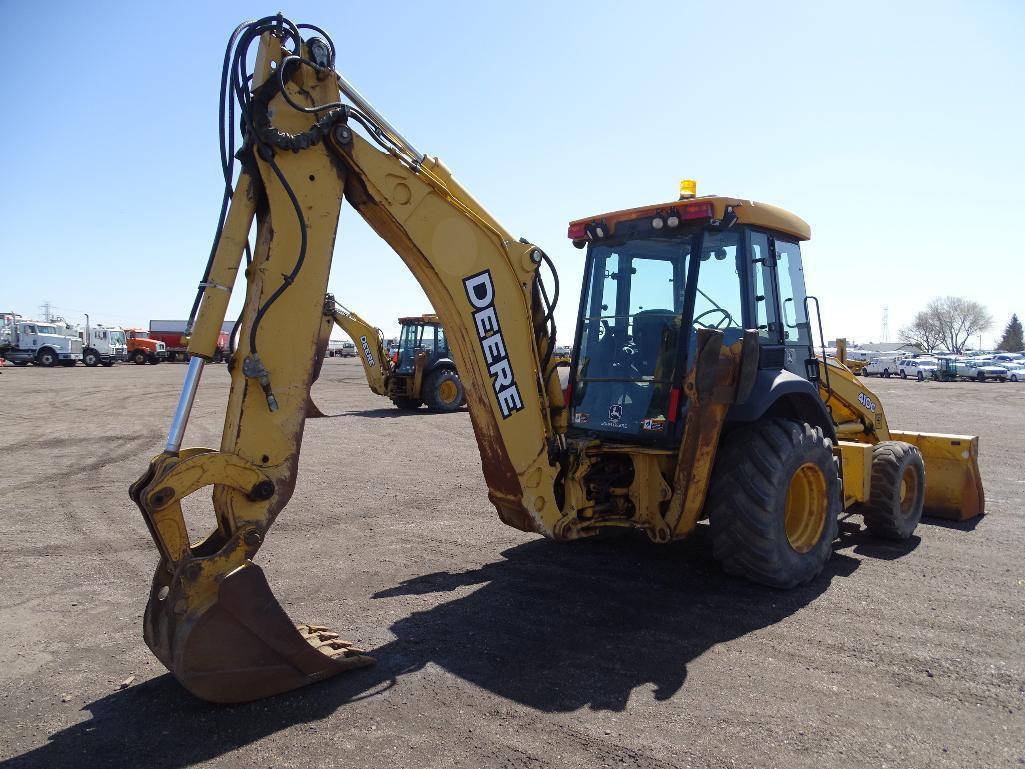 2006 John Deere 410G 4WD Loader/Backhoe, Extendahoe, Auxiliary Hydraulics, EROPS, 24in Hoe Bucket,