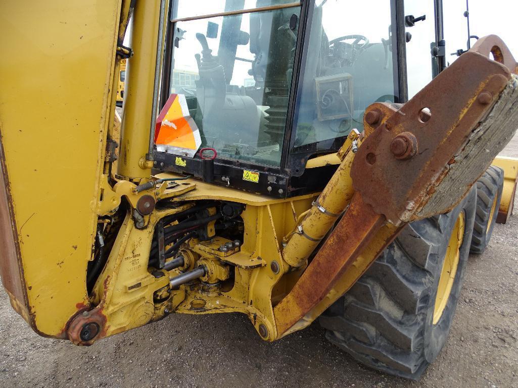 2004 Caterpillar 420D 4WD Loader/ Backhoe, Extendahoe, Auxiliary Hydraulics, EROPS, A/C, 24in Hoe