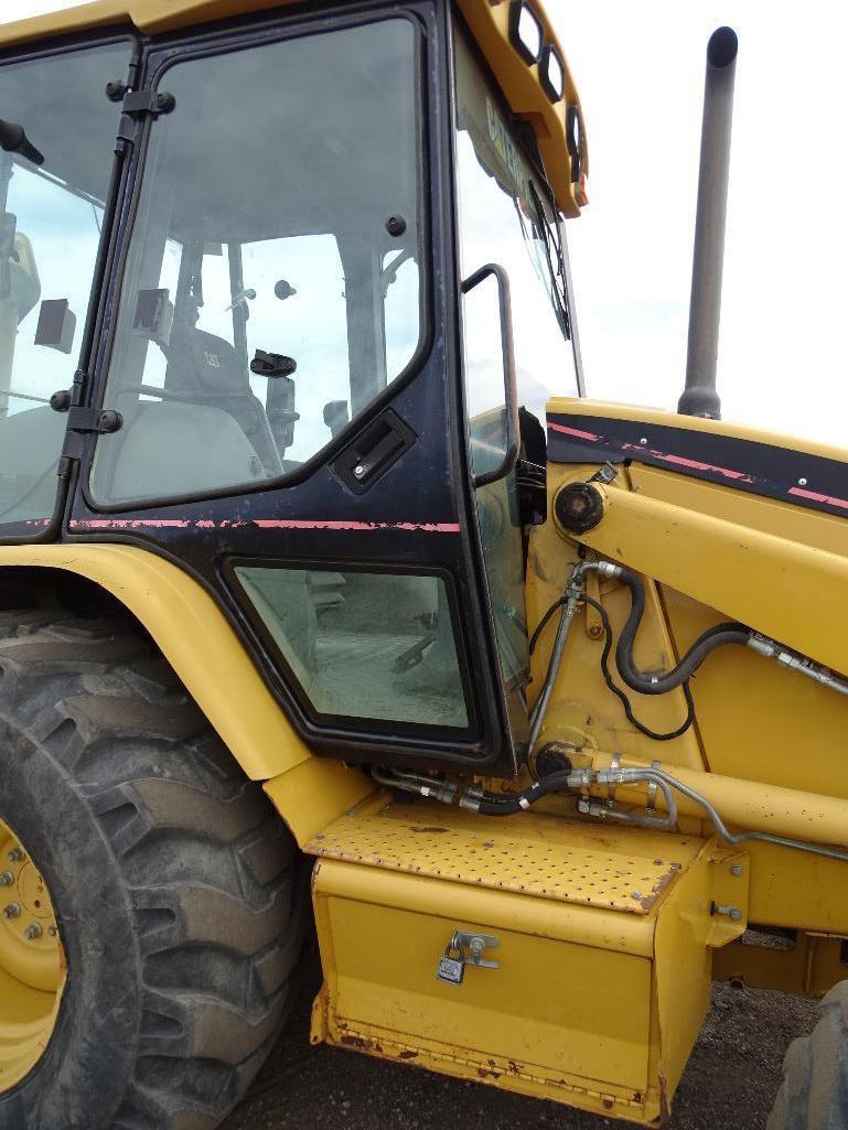 2004 Caterpillar 420D 4WD Loader/ Backhoe, Extendahoe, Auxiliary Hydraulics, EROPS, A/C, 24in Hoe